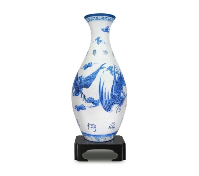 Harmonious Phoenix couple 3d vase