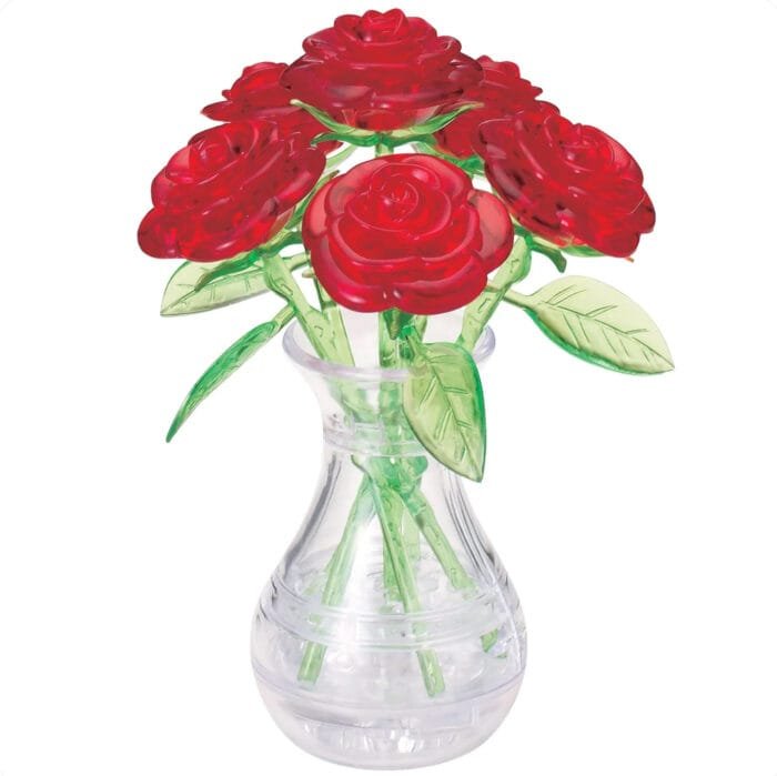 Six red roses