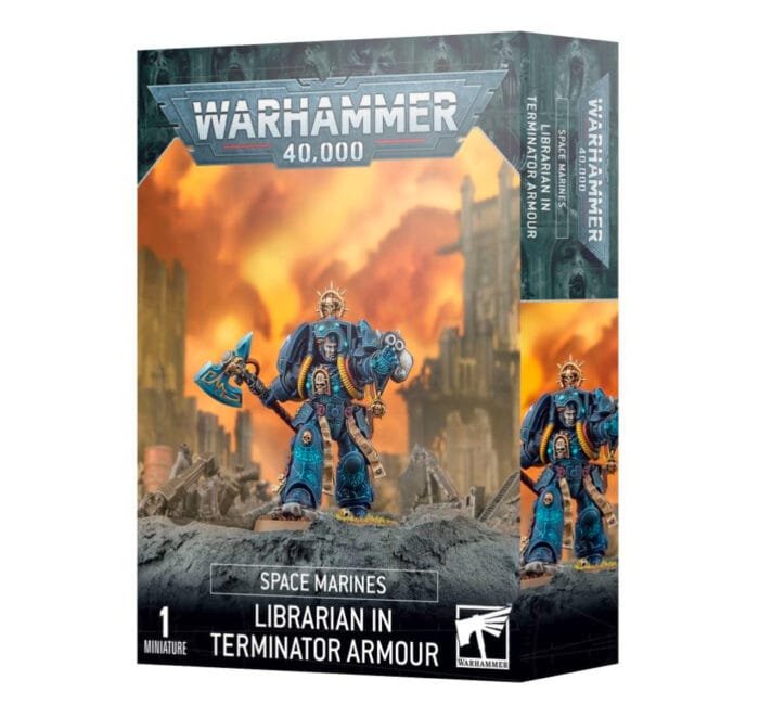 Librarian in Terminator armour