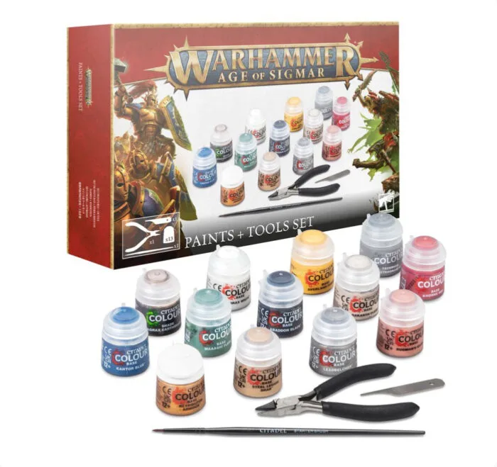 Age Of Sigmar Paints & Tools Set