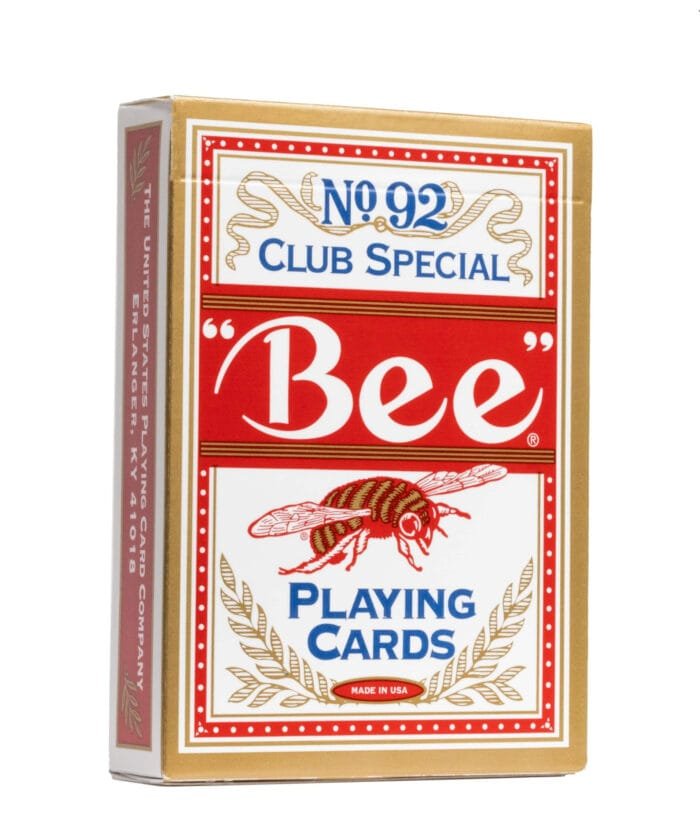 Bee Club Special - Poker Size - Red