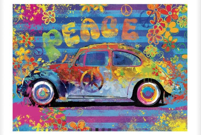 VW Beetle Splash Tin - 550 pieces - Image 2