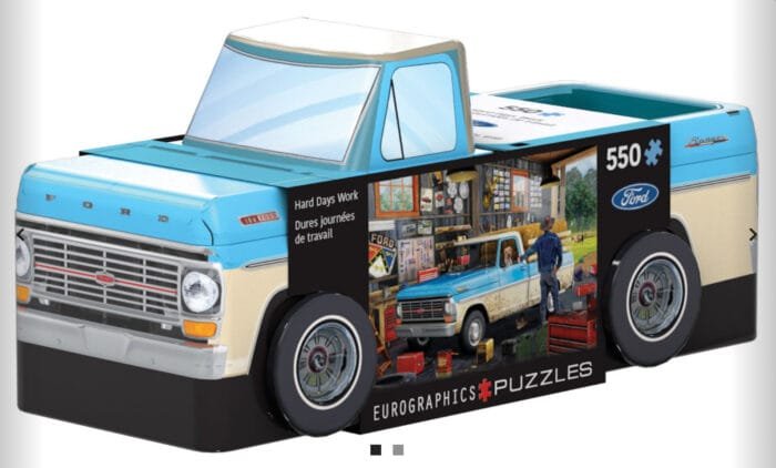 Ford pickup truck - Hard days work tin - 550 pieces
